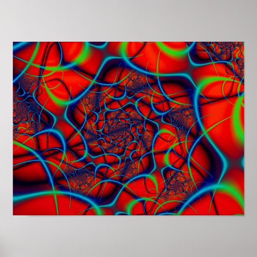 Rode achtergrond poster (Voorkant)