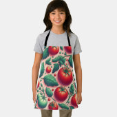 Rode achtergrond Tomaat Schort (Insitu)