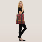 Rode Afrikaanse Azteek Draagtas (Op model)