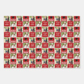 Rode Afstuderen foto gepersonaliseerd Afstuderen Inpakpapier Vel (Voorkant)