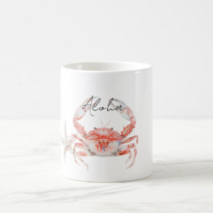 Rode Aloha-krab Koffiemok