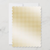 Rode Amaryllis Bloem Goud gecontroleerd Kaart (Achterkant)