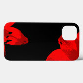 rode amaryllis duo Case-Mate iPhone case (Achterkant (horizontaal))