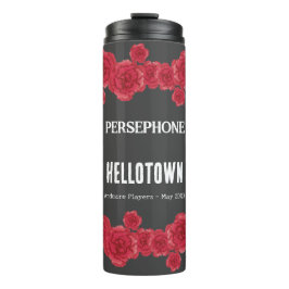 Rode Anjer Grens Water Fles Tumbler