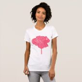 Rode anjer t-shirt (Voorkant volledig)