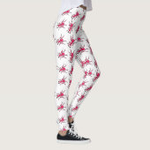 Rode anten op witte Leggings (Rechts)