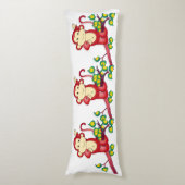 Rode apen Dierenlichaam Pillow Lichaamskussen (Voorkant Verticaal)