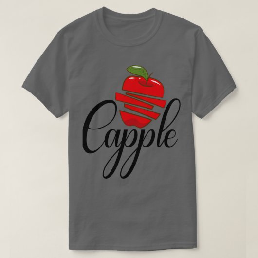 Rode appel 3 t-shirt (Design voorkant)