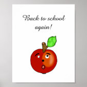 Rode appel poster (Voorkant)