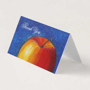 Rode appel - Stilleven schilderij Kaart