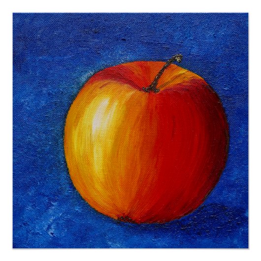 Rode appel - stilstaande doorgangen perfect poster (Voorkant)