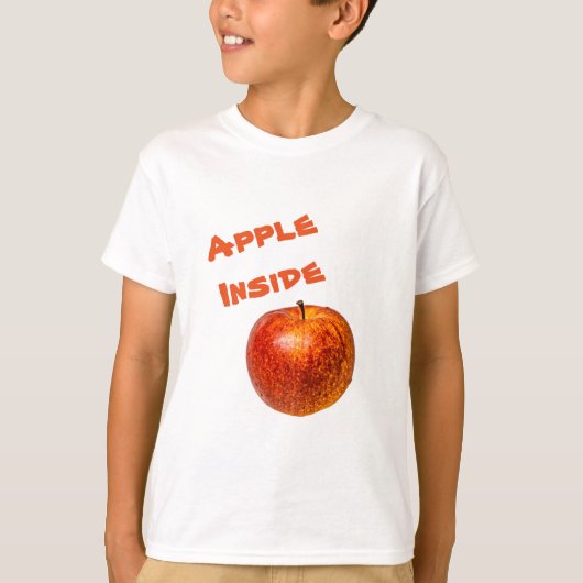 Rode appel t-shirt (Voorkant)