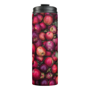 Rode appel thermosbeker