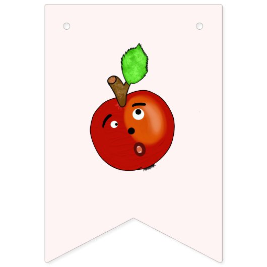 Rode appel vlaggetjes (Eerste vlag)