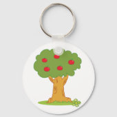 Rode appelboom sleutelhanger (Voorkant)