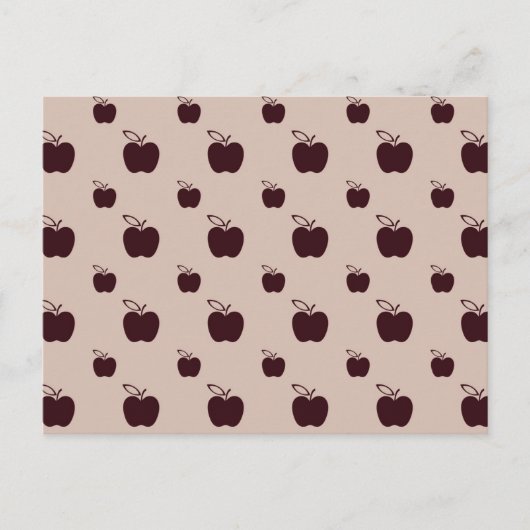 Rode appels briefkaart (Voorkant)