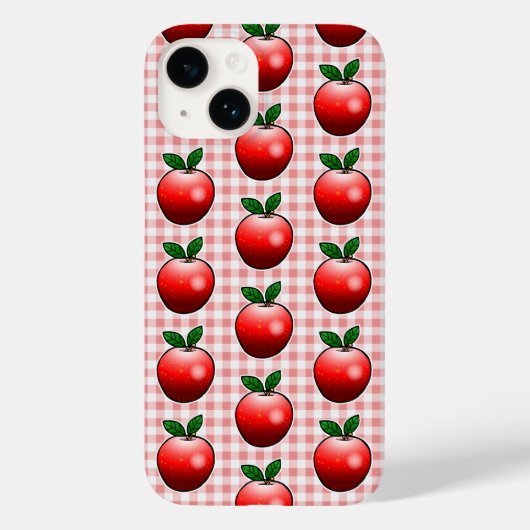 Rode Appels Case-Mate iPhone Case (Achterkant)