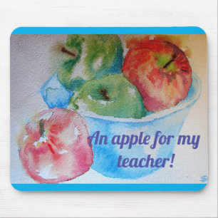 Rode appels een appel voor mijn leermuizen muismat