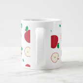 Rode appels en gesneden appels extra grote beker (Achterkant)