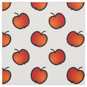Rode appels Kies uw achtergrond kleur patroon Stof