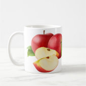 Rode appels koffiemok (Links)