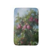 Rode appels op boom schilderen badmat (Voorkant Verticaal)