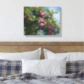 Rode appels op boom schilderen canvas afdruk (Insitu (Slaapkamer))