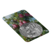 Rode appels op boom schilderen Voeg je foto toe Magneet (Rechterzijde)