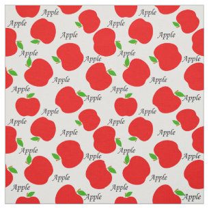Rode appels patroon kwekerij stof