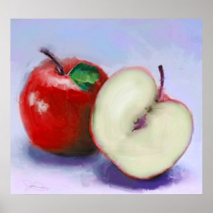 Rode appels poster