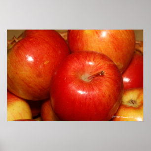 Rode appels poster