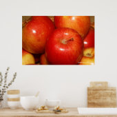 Rode appels poster (Keuken)