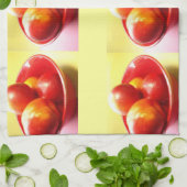 Rode appels theedoek (Gevouwen)