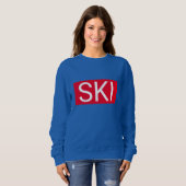 Rode Apres Ski Trui (Voorkant volledig)