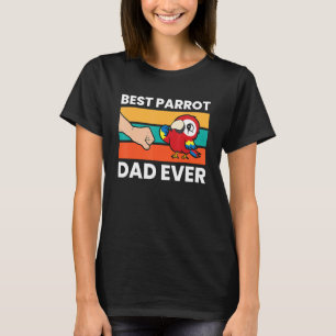 Rode Ara Papegaai Papa Beste Papegaai Vader Ooit T-shirt