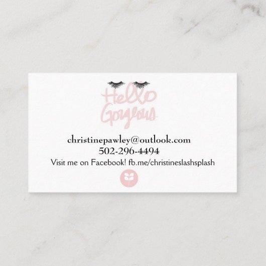 Rode Aspen Visitekaartjes (Achterkant)