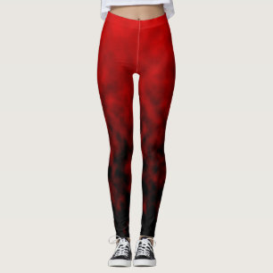 Rode Asstilte Leggings