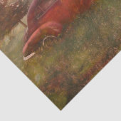  rode auto Antiek oude roestkunst ontkoppeling Tissuepapier (Detail)