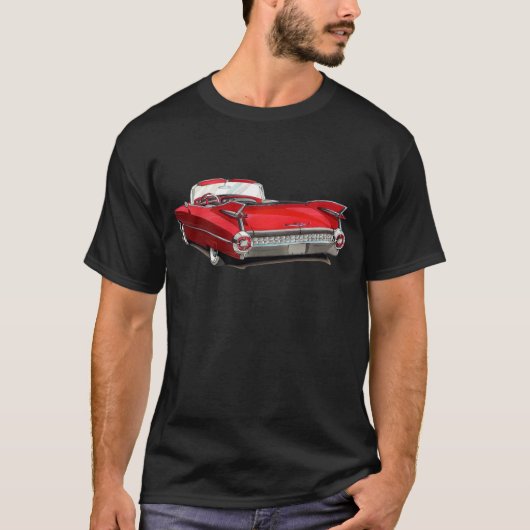 Rode auto van 1959, Cadillac T-shirt (Voorkant)