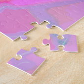 Rode avondwijn legpuzzel (Zijkant)