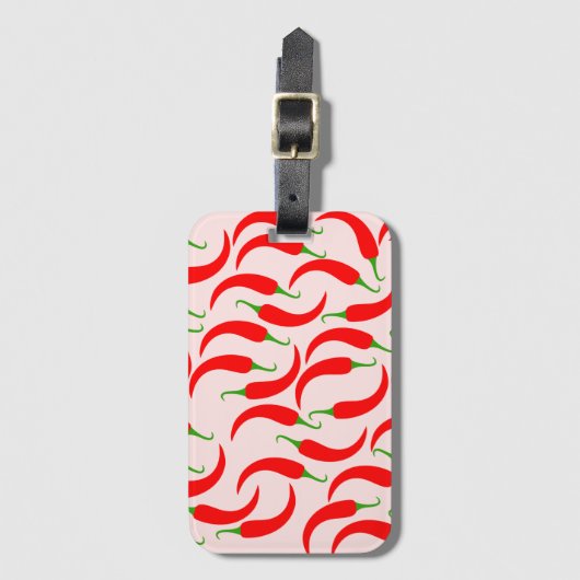 Rode Bagagelabel (Voorkant (verticaal))