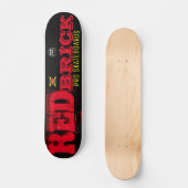 Rode baksteen Skateboard, 7¾" Deck Skateboard (Voorkant)