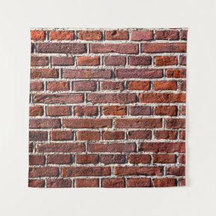 Rode bakstenen muur stenen bakstenen metselwerk wandkleed