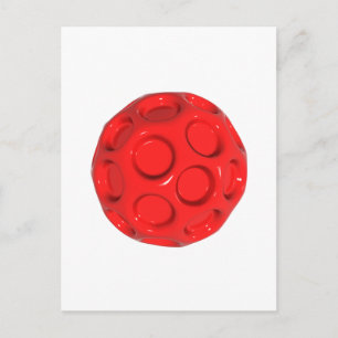 rode bal briefkaart