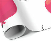 Rode ballon cadeaupapier (Rol Hoek)