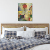 Rode ballon canvas afdruk (Insitu (Slaapkamer))