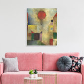 Rode ballon canvas afdruk (Insitu (Woonkamer))