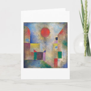 Rode ballon, Klee Kaart