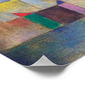 Rode ballon, Klee Poster (Hoek)