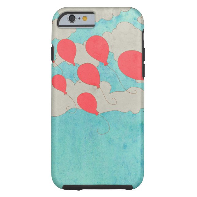 Rode ballonnen Case-Mate iPhone case (Achterkant)